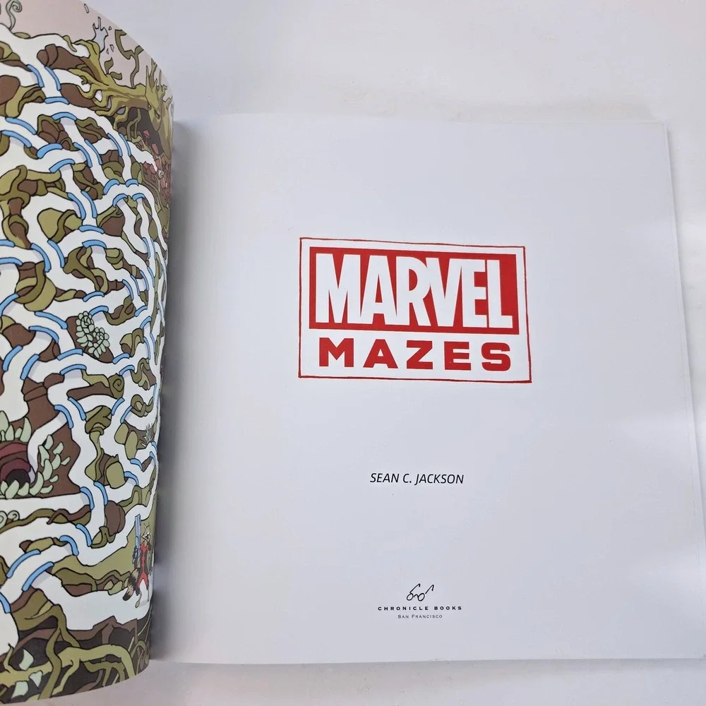 Marvel Marvel Mazes Activity Puzzle Book 2020 Softback Illustrations